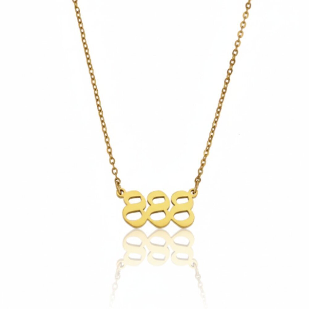 Angel Number 888 Balance Stainless Steel Necklace